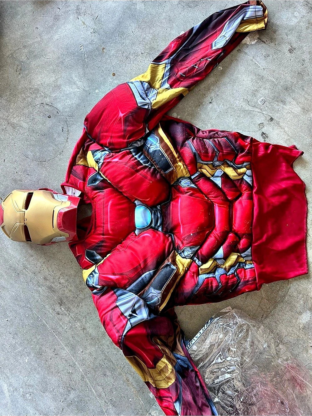 Rubie's Iron Man Costume Top with Mask Baby Superhero Red & Gold
